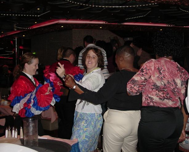../Images/Kristen joins the line at dinner.jpg